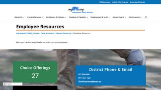 
                            1. Employee Resources | Indianapolis Public Schools