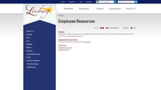 
                            7. Employee Resources | Leesburg, VA