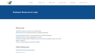 
                            7. Employee Resources & Login | Lakeside Industries, Inc.