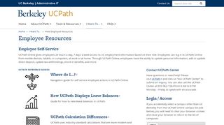 
                            8. Employee Resources | UCPath