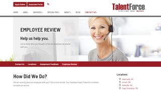 
                            2. Employee Review - TalentForce