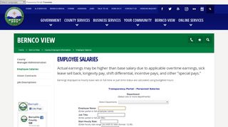 
                            5. Employee Salaries - Bernalillo County