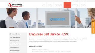 
                            8. Employee Self Service - Datacore Technologies