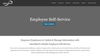 
                            4. Employee Self-Service for the Hourly & Decentralized ... - talentReef