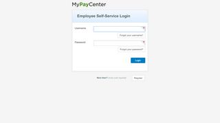 
                            1. Employee Self-Service Login - MyPayCenter
