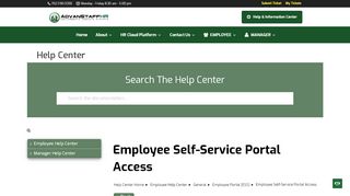 
                            2. Employee Self-Service Portal Access | AdvanStaff HR