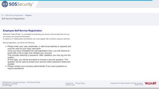 
                            4. Employee Self Service Registration - Home-Valiant Portal 1