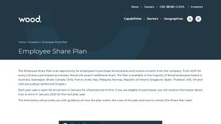 
                            2. Employee Share Plan - Wood Group