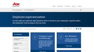 
                            5. Employee superannuation and retirement | Aon Hewitt Australia