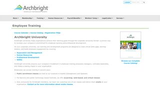 
                            3. Employee Training - Archbright