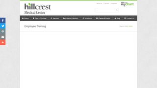 
                            1. Employee Training | Hillcrest Medical Center in Tulsa, Oklahoma