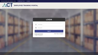 
                            5. Employee Training Portal - Login