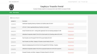 
                            8. Employee Transfer Portal - Home Page - Navodaya …