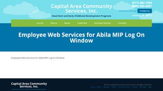 
                            8. Employee Web Services for Abila MIP Log On Window - Capital Area ...