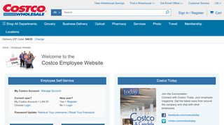 
                            10. Employee Website | Costco