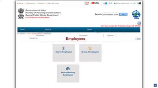 
                            3. Employees | Central Public Works Department, Government of ...