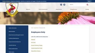
                            6. Employees Only | Caddo Parish, LA - Official Website
