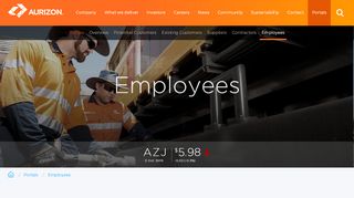 
                            1. Employees - Portals | Aurizon