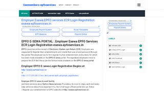 
                            5. Employer Esewa EPFO services ECR Login Registration esewa ...