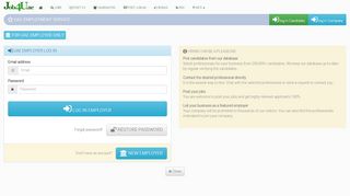
                            2. Employer log in - job4u.ae