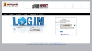 
                            4. Employer Login - Directorate of Employment, GNCT of Delhi