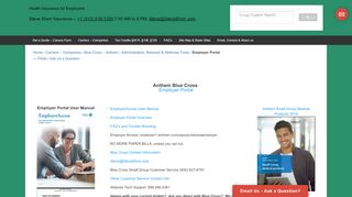 
                            11. Employer Portal Anthem Blue Cross - Do everything FASTER!