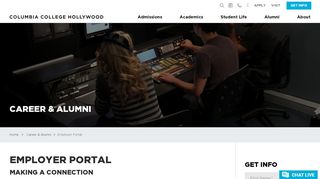 
                            8. Employer Portal - Columbia College Hollywood