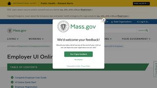 
                            3. Employer UI Online User Guide | Mass.gov