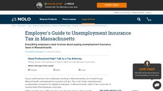 
                            6. Employer's Guide to Unemployment Insurance Tax in Massachusetts ...