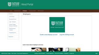 
                            2. Employers - Hired Portal - Durham College