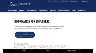 
                            7. Employers | Pace Law School - Pace University