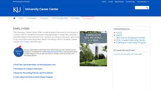 
                            6. Employers | University Career Center