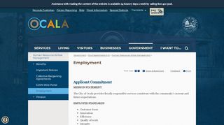 
                            4. Employment | City of Ocala