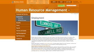 
                            9. Employment | Human Resource Management | SUNY Buffalo State