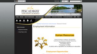 
                            5. Employment Information - Piscataway Township Schools