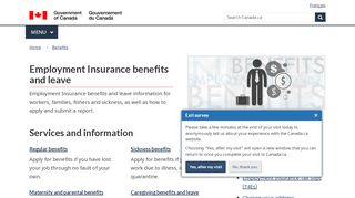 
                            6. Employment Insurance benefits - Canada.ca