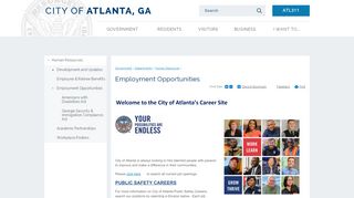 
                            5. Employment Opportunities - Atlanta, GA