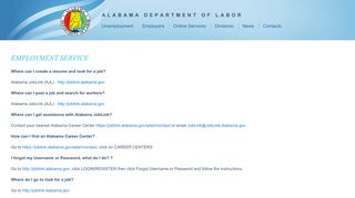 
                            7. EMPLOYMENT SERVICE - Alabama Department …