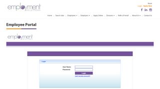 
                            4. Employment Soltuions Employee Portal