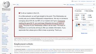 
                            4. Employment website - Wikipedia