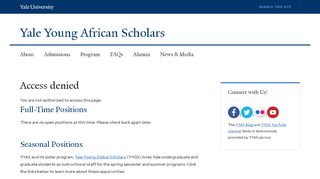 
                            9. Employment | Yale Young African Scholars
