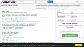 
                            4. Emprego I need login to 【 35 NOVOS empregos - jobatus.pt