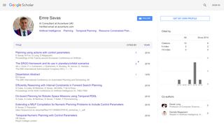 
                            9. Emre Savaş - Google Scholar Citations