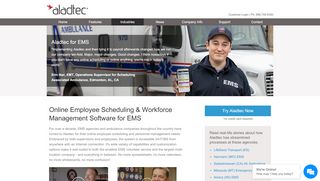 
                            4. EMS Scheduling Software - Aladtec