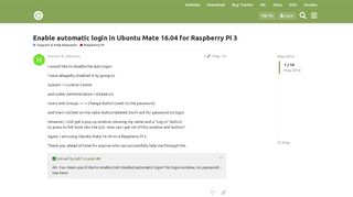 
                            7. Enable automatic login in Ubuntu Mate 16.04 for Raspberry ...
