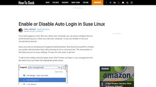 
                            3. Enable or Disable Auto Login in Suse Linux - How …