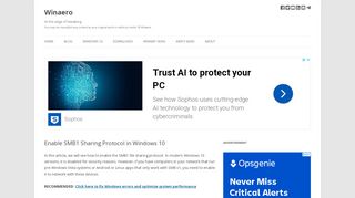 
                            7. Enable SMB1 Sharing Protocol in Windows 10 - winaero.com