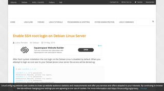 
                            4. Enable SSH root login on Debian Linux Server - LinuxConfig.org