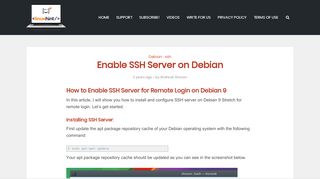 
                            10. Enable SSH Server on Debian – Linux Hint