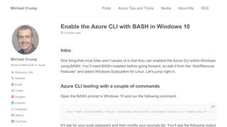 
                            8. Enable the Azure CLI with BASH in Windows 10  …